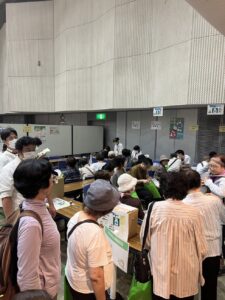 令和６年度 平野区健康まつりの平野区薬剤師会のブースの様子
